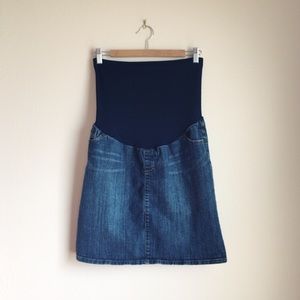 Maternity Denim Skirt